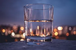 glas drinken water