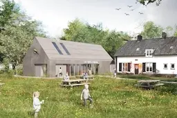 Paviljoen met winkeltje bij voormalige tuinmanswoning op De Wielewaal