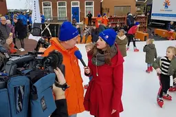 Toch middag ijspret in Opeinde (dankzij Omrop Fryslân)