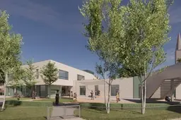 Eindhovense basisschool gesloopt na grote brand: zo komt het nieuwe gebouw eruit te zien