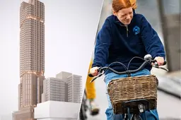Nieuwe Rotterdamse woontoren heeft een bijzonder ontwerp: 'De vorm is sterk bepaald door windstudies'