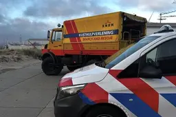 Kitesurfer gewond na harde val bij Maasvlakte