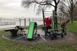 Schiedam plaatst fitnesstoestellen bij metrostation