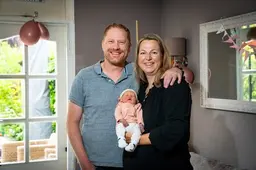 Als er om 23.30 uur weeën zijn, weten Milou en Rens dat de geboortedatum van hun kindje bijzonder is