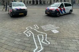 Liquidatie op het Stadhuisplein? Nee, een boodschap van de gemeente