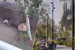 Heroïnespuiten en crackpijpjes teisteren ingang Museumpark: ‘Het loopt totaal uit de hand!’