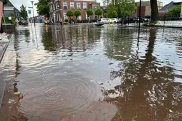 Beperkte waterschade in Friesland na ‘Valkenburg-bui’