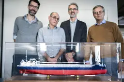 De ontwerpers van Conoship in Groningen werken met het transitieschip aan de toekomst van groene scheepvaart