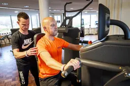‘Gillis’ was de bijnaam van Erwin (49) uit Veendam. Door Egym viel hij 23 kilo af. ‘Ik was altijd van de vla, hè?’