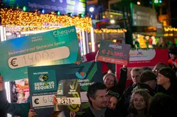 Na een dag: teller 3FM Serious Request staat op recordbedrag van ruim 4,3 miljoen euro