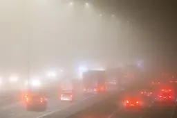 Code geel voor gladheid en mist in groot deel van Nederland
