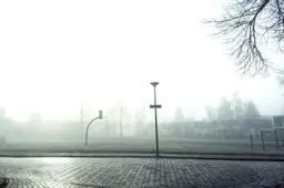 Plaatselijk dichte mist in Friesland en Groningen: KNMI waarschuwt met code geel