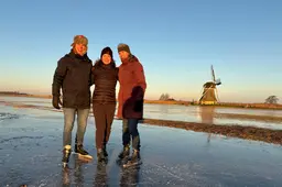 Schaatsers in Ryptsjerk verbaasd over mooie ijs na slechts twee koude nachten