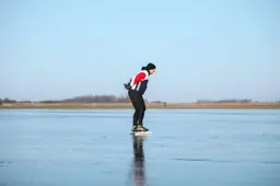 In beeld: schaatsen op de Ryptjerksterpolder. Bekijk hier de foto’s