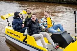 Maarten (25) uit Groningen stapt op de waterfiets om Elfstedentocht af te leggen: ‘Ik wil anderen inspireren minder op een beeldscherm te kijken’