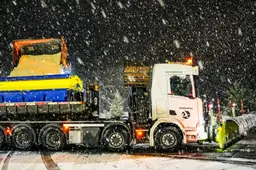 Wisselvallige dag met winterse buien en af en toe zon