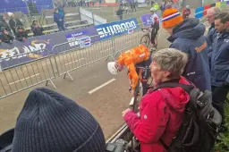 Tibor Del Grosso werd en maakte zenuwachtig in laatste minuten voor zijn eerste WK-inspanning