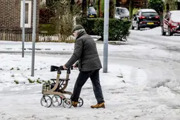 Dinsdagavond sneeuw in het noorden, code geel vanwege kans op gladheid
