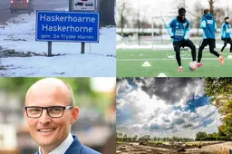 Plaatsnaambord Haskerhorne weer terug na nieuwjaarsstunt &amp; voorlopig streep door asielopvang bij Vliegbasis | nieuws uit Friesland van 15 januari