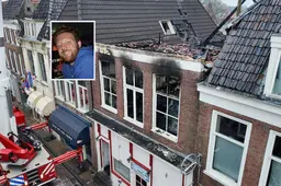 Sven (25) en zijn huisgenoten zijn na brand bij Sardegna in Leeuwarden hun huis kwijt. ‘Zoveel schade aan het pand’