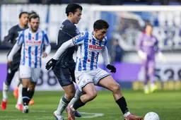 Invaller Amourricho van Axel Dongen bezorgt SC Heerenveen in de slotfase een punt tegen Feyenoord: 2-2