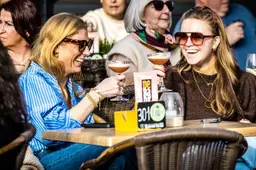 Heerlijk lenteweer met temperaturen tot 19 graden en een spectaculaire zonsondergang