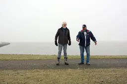 Na de Watersnoodramp van 1953 brak de zeedijk nog eenmaal: op Schiermonnikoog