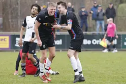 Koploper Oosterwolde met de schrik vrij tegen Drachten. ‘Niet top spelen en toch winnen. Dit was een heerlijke zege’