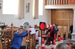 Compagnie Barrevoet: ‘locatietheater’ in de kerk, met zielsmuziek en erotisch swingend orgel. Voor de verbinding, om liefde te delen