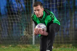Middenvelder Ronald Veenstra (26) keepte Tijnje naar de overwinning tegen koploper