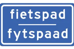 Zijn de blauwe ‘fytspaad’-borden, die de provincie graag wil, wel toegestaan? Uit Den Haag komen strenge woorden