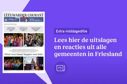 Lees in deze extra digitale krant alles over de uitslagen van de gemeenteraadsverkiezingen in Friesland