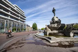 Mercuriusfontein in Leeuwarden krijgt dit jaar herstelbeurt: ‘Veroudering en corrosie’