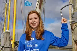 Eindexamen? Eerst de zee op: Hanna (17) uit Akkrum vernieuwt het onderwijs