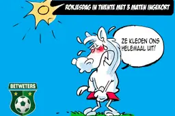 Spotprent: Rokjesdag in Twente met 3 maten ingekort