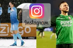 Instaweek: Blijdschap na duel tegen NAC, veel sneeuw in topper tegen Ajax
