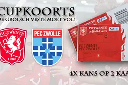 CUPKOORTS: Grolsch Veste stijf uitverkocht!
