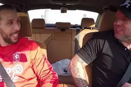 El Hamdaoui stapt in de auto bij Van der Meyde: "Dan zit je zo in de Jupiler League"