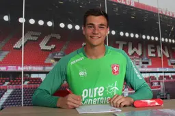 Van der Gouw tekent contract bij FC Twente: "Het harde werken is beloond"