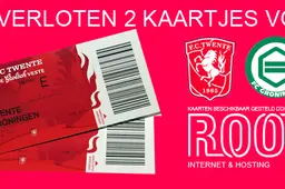 WIN 2 kaartjes voor FC Twente - FC Groningen