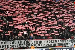 Publiek toont saamhorigheid, ondanks grote nederlaag tegen PSV