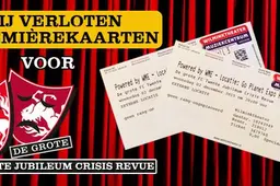 Win de laatste 2 exclusieve PREMIÈRE kaarten voor De Grote FC Twente Jubileum Crisis Revue
