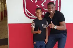 Talent Orie via Facebook op stage bij FC Twente