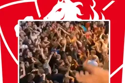 Video: Twente-supporters gaan helemaal los na overwinning op Vitesse