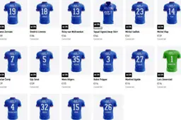 Veiling: Bied nu op de wedstrijdshirts gedragen tegen Feyenoord