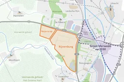 kaart groot merwede rijnenburg