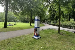 zonnebrandsmeerpaal
