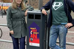 Wethouder Schilderman en Anton Damen (Plandelman)