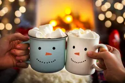 Geef een kerstpakket sfeerbeeld