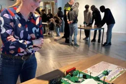 Sondervick leerlingen in gemeentehuis